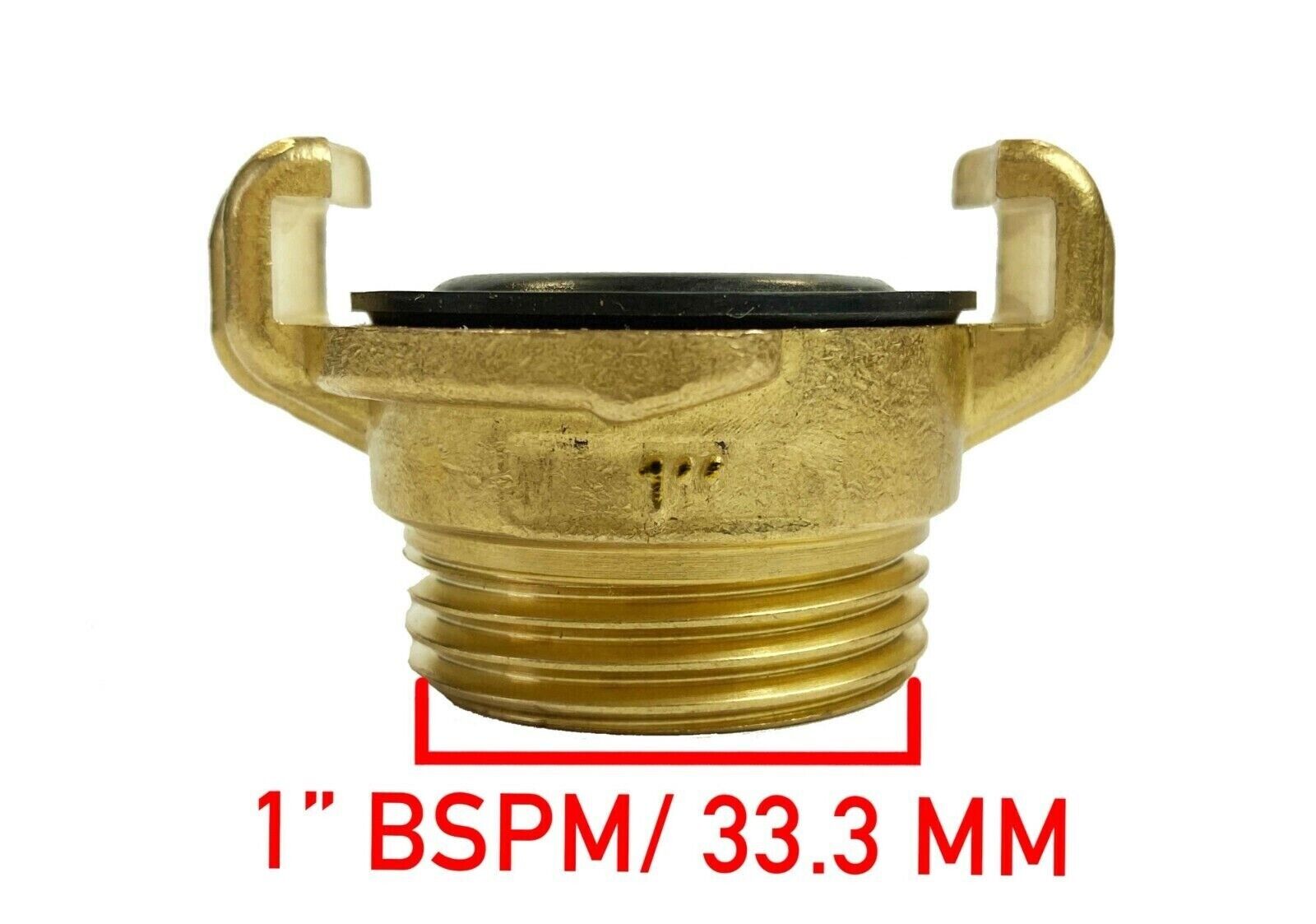 Brass GEKA Type Hose Quick Connect Adapter Claw Fitting Pipe Splitters Lance - Image 16