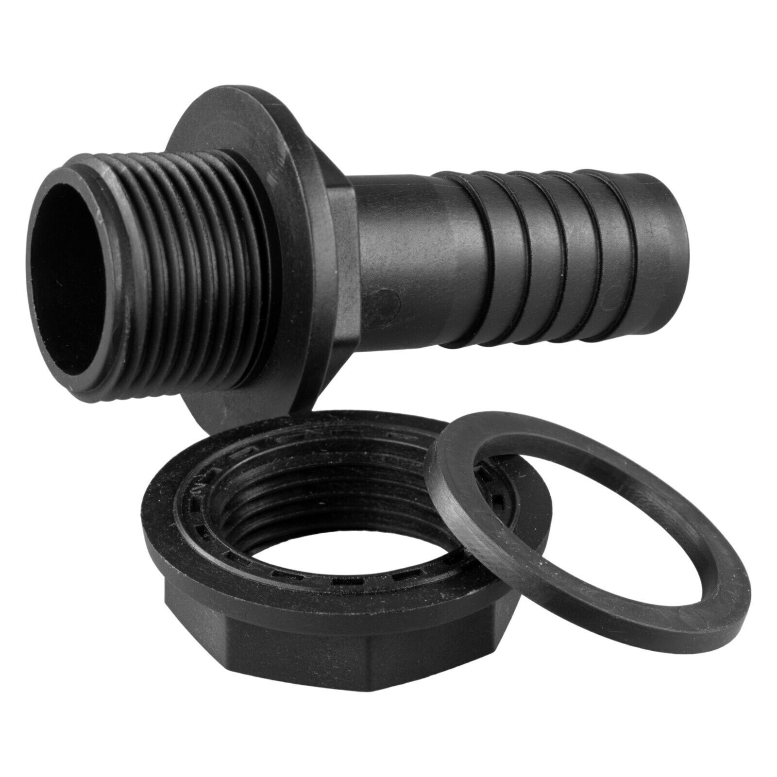 Water Butt Connector Adapter Tank Fitting 1/2" - 2" Barb Straight 90 Pipe Outlet - Image 15