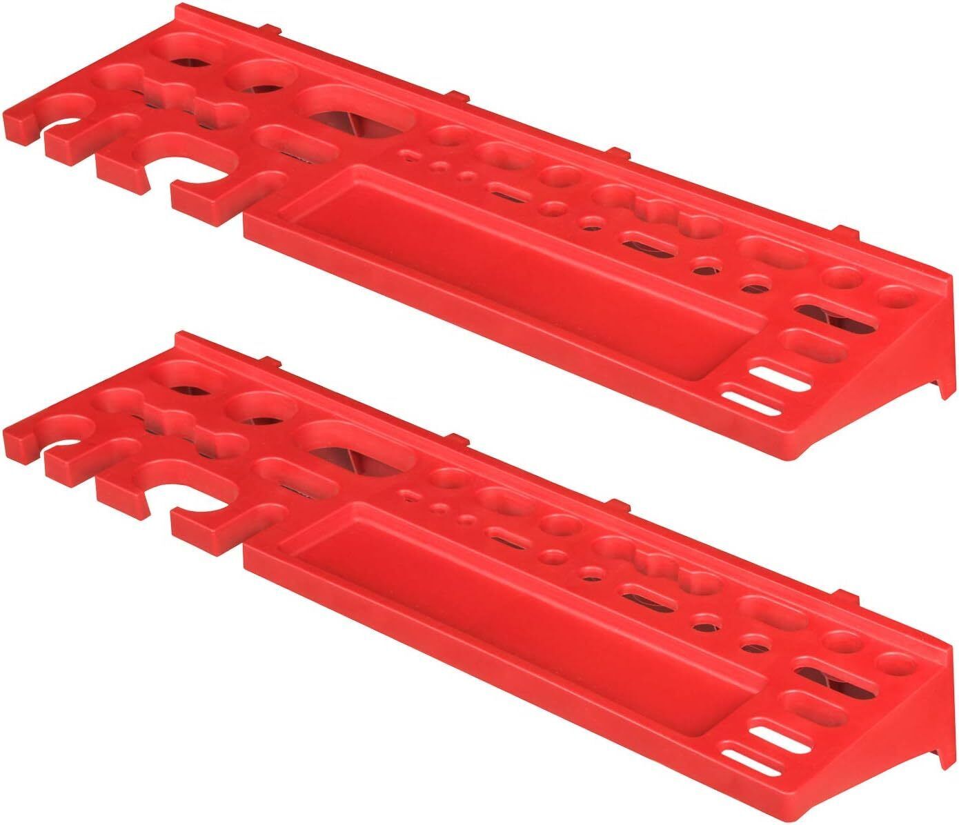 WALL MOUNTED TOOL PEG BOARD SET GARAGE STORAGE BINS WORKSHOP RACK SHED ORGANISER - Image 12