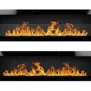 Bio Ethanol Fireplace Bioethanol Fire Wall Mounted Matt Black 160cm 1600mm