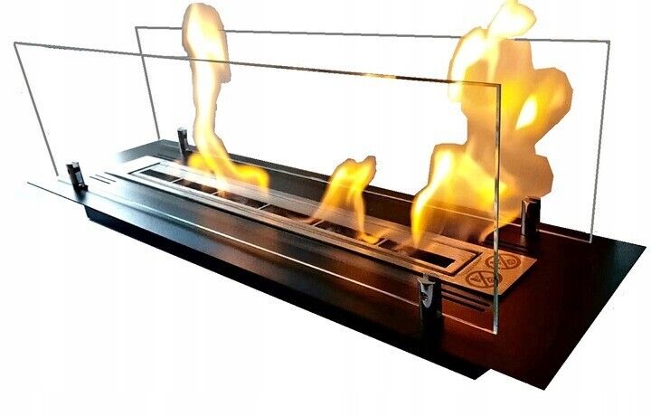 Bio ethanol Fireplace Burner Furniture Insert Container 650mm - Image 16