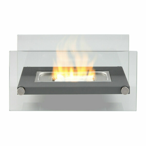 Bio ethanol Fireplace Indoor Outdoor Camping Table Top Fire Burner Scala New