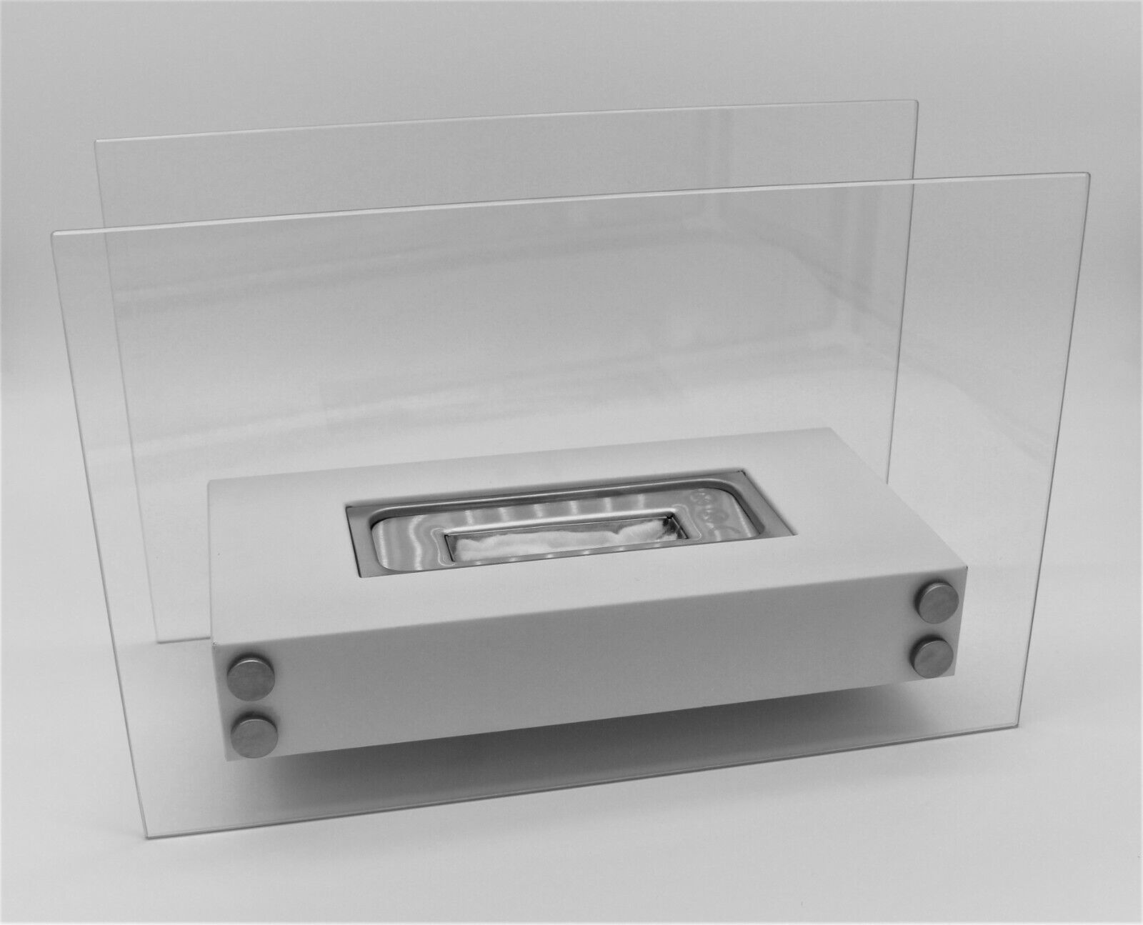 Bio Ethanol Fireplace Indoor Outdoor Camping Glass Top Burner Fire Scala2 - Image 2