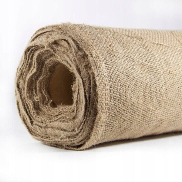 Natural hessian jute fabric Burlap SOLD PER METRE 63" upholstery frost garden