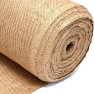 Natural hessian jute fabric Burlap SOLD PER METRE 45" upholstery frost garden