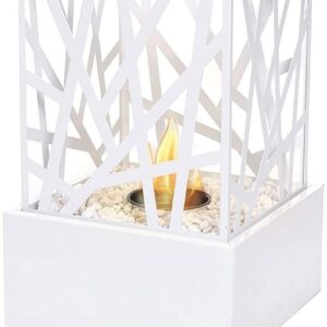 Bioethanol Fireplace Bio Ethanol Modern Table Top Burner Fire Funky White