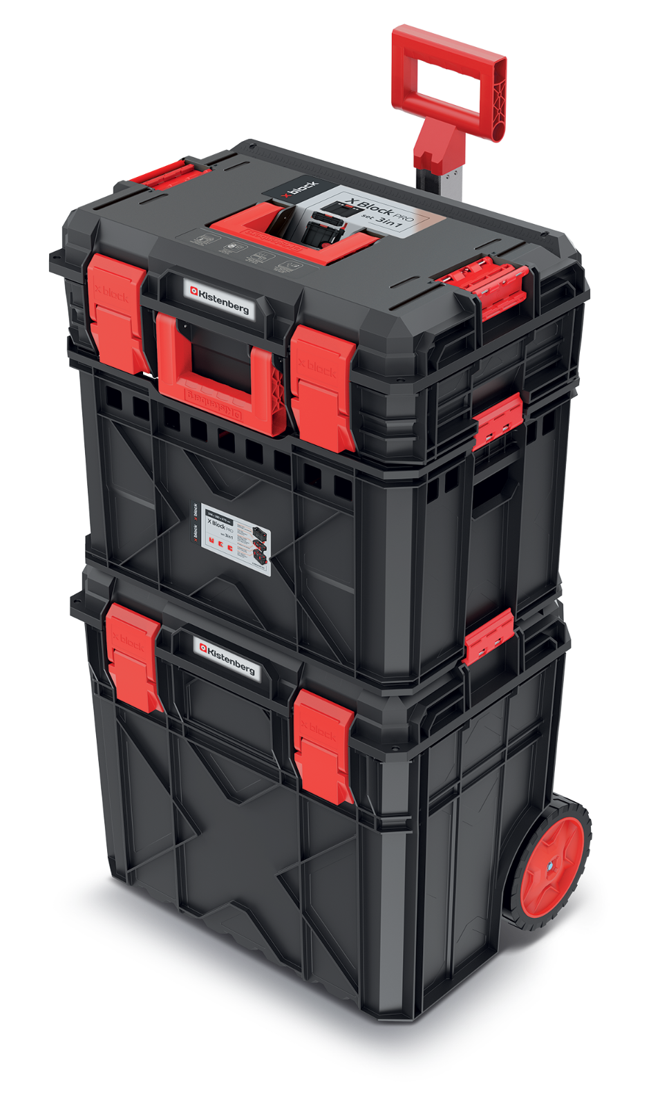 Tough Modular System Mobile Workshop Tool Storage Box Wheels Platform Kistenberg