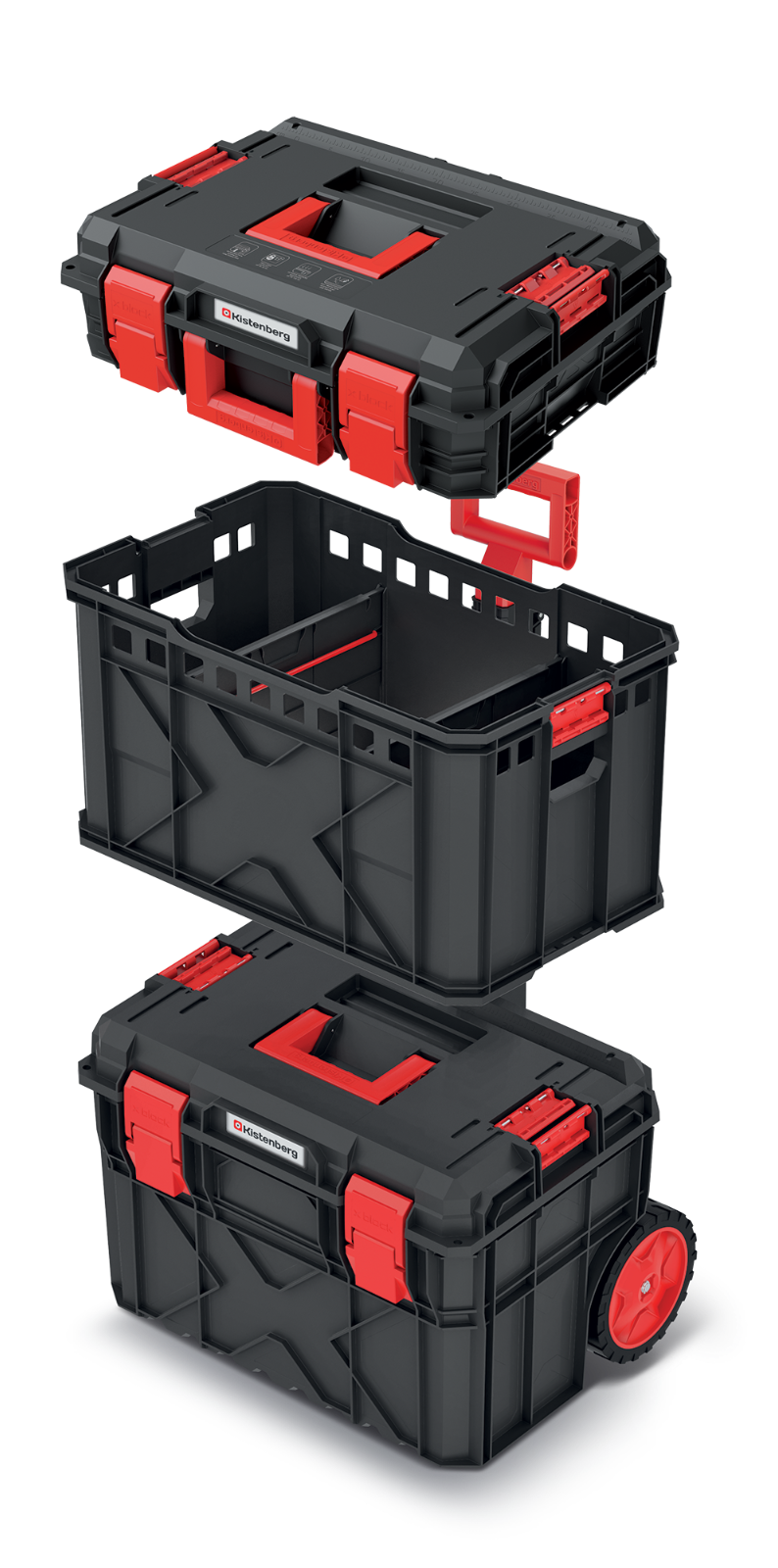 Tough Modular System Mobile Workshop Tool Storage Box Wheels Platform Kistenberg - Image 5