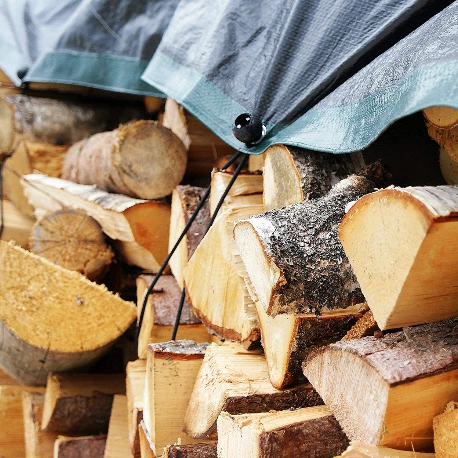 Bungee Ball Elastic Cord Black Loop Shock Cords Easy Fix Ties Tarp Tent Canopy - Image 4