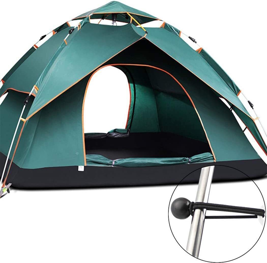 Bungee Ball Elastic Cord Black Loop Shock Cords Easy Fix Ties Tarp Tent Canopy - Image 7