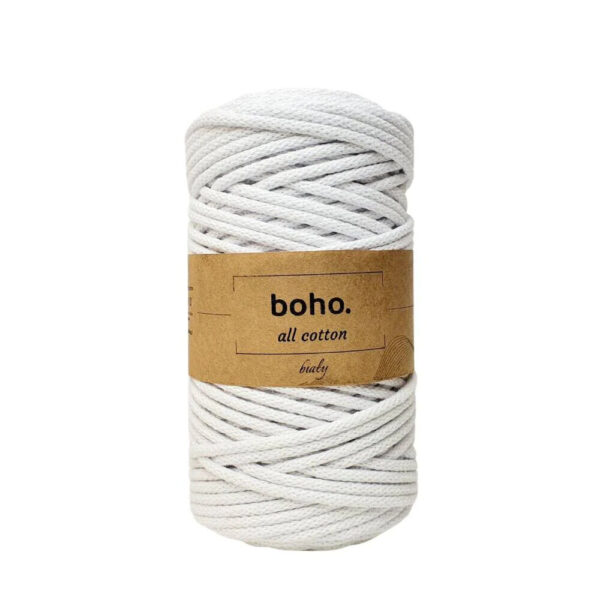 Natural Craft Macramé Cotton String 3Ply Thread Twisted White Cord 3mm & 5mm