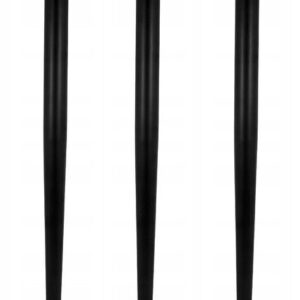 3x Table Leg Breakfast Bar Worktop Support Kitchen Round 710mm Black