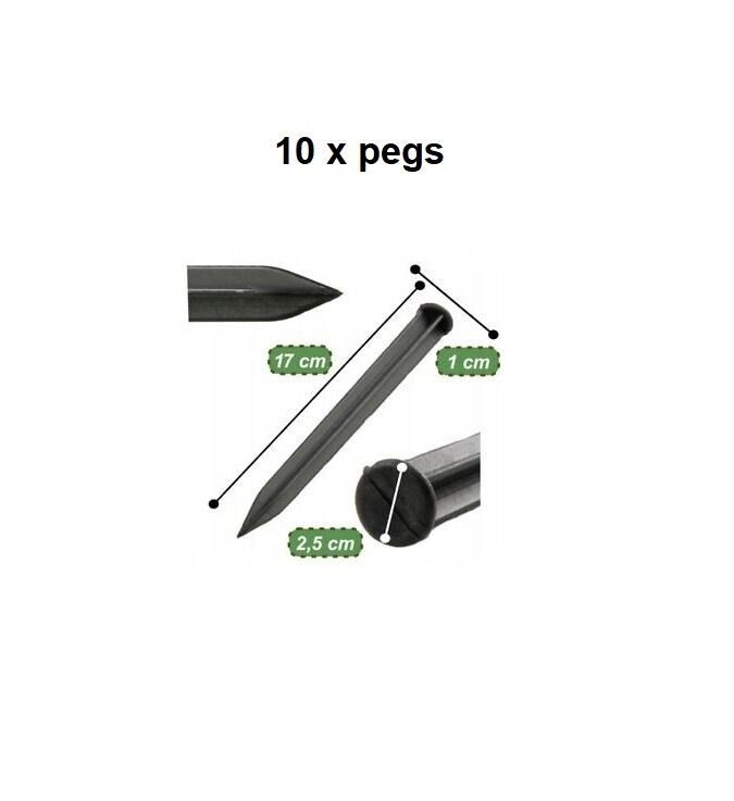 10 - 50 Metre FLEXIBLE GARDEN BORDER GRASS LAWN PATH EDGING WITH PLASTIC PEGS - Image 15