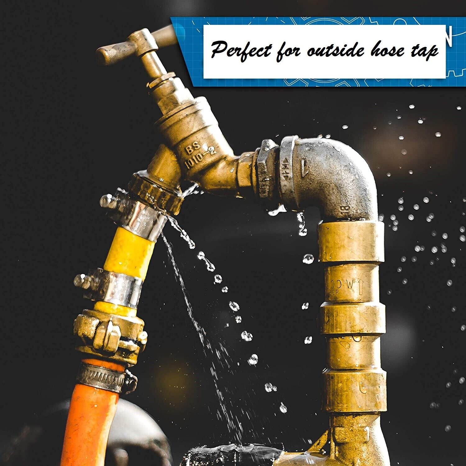 Butterfly Wing W4 Stainless Steel (Galvanised) Jubilee Type Hose Pipe Clips - Image 4