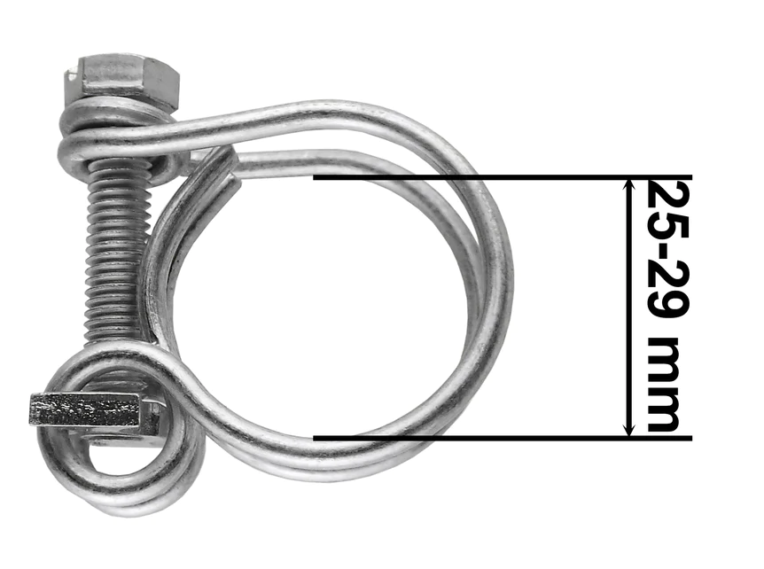 DOUBLE WIRE HOSE CLIPS POND PIPE SCREW TIGHT KOI FISH FITTING FILTER PUMP WATER - Image 8