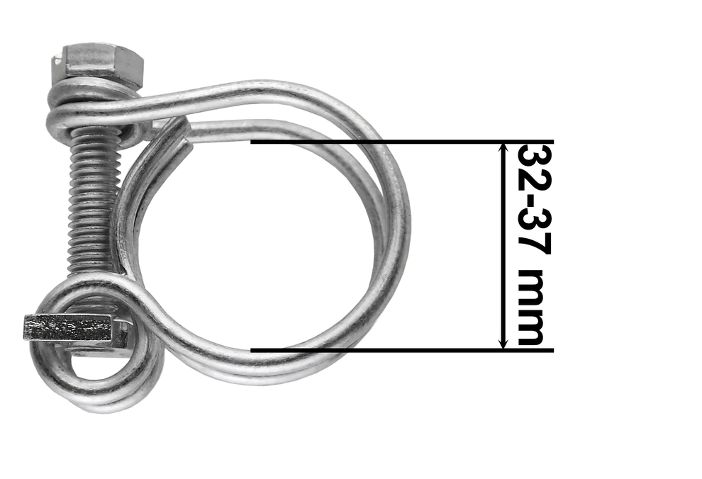 DOUBLE WIRE HOSE CLIPS POND PIPE SCREW TIGHT KOI FISH FITTING FILTER PUMP WATER - Image 9