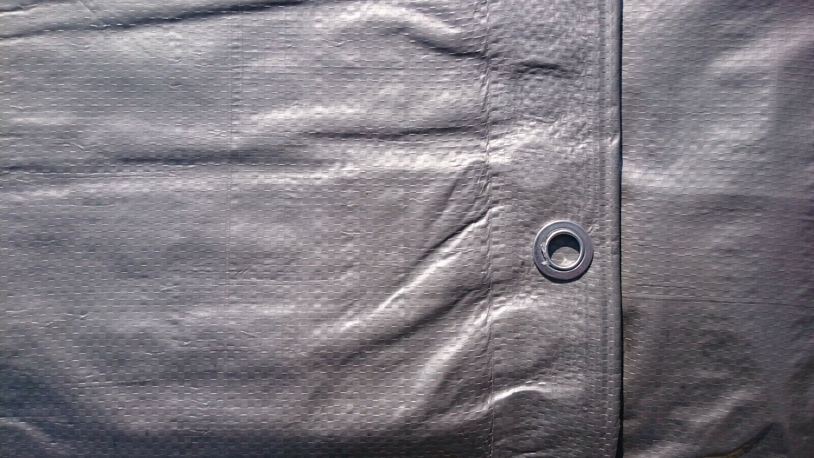 Tarpaulin Cover Tarp Sheet Silver 160GSM Waterproof Ground Camping Multipurpose - Image 6