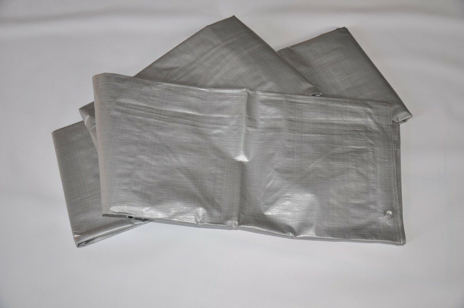 Tarpaulin Cover Tarp Sheet Silver 160GSM Waterproof Ground Camping Multipurpose - Image 11