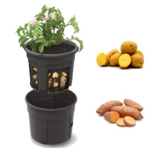 Potato Grower Pot Planter Growing Grow Vegetable Home Garden Balcony 28L HQ