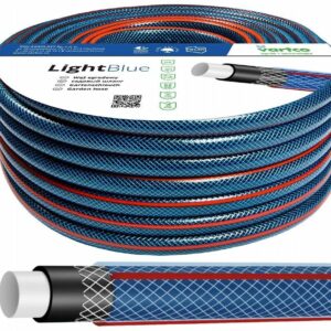 50M LightDuty Garden Hose Pipe Reinforced Braided PVC Watering Hosepipe 1/2 3/4