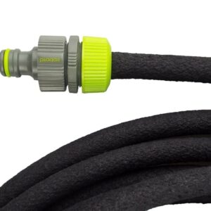 Porous Pipe Soaker hose Drip line connector to standard garden hose 1/2" quick