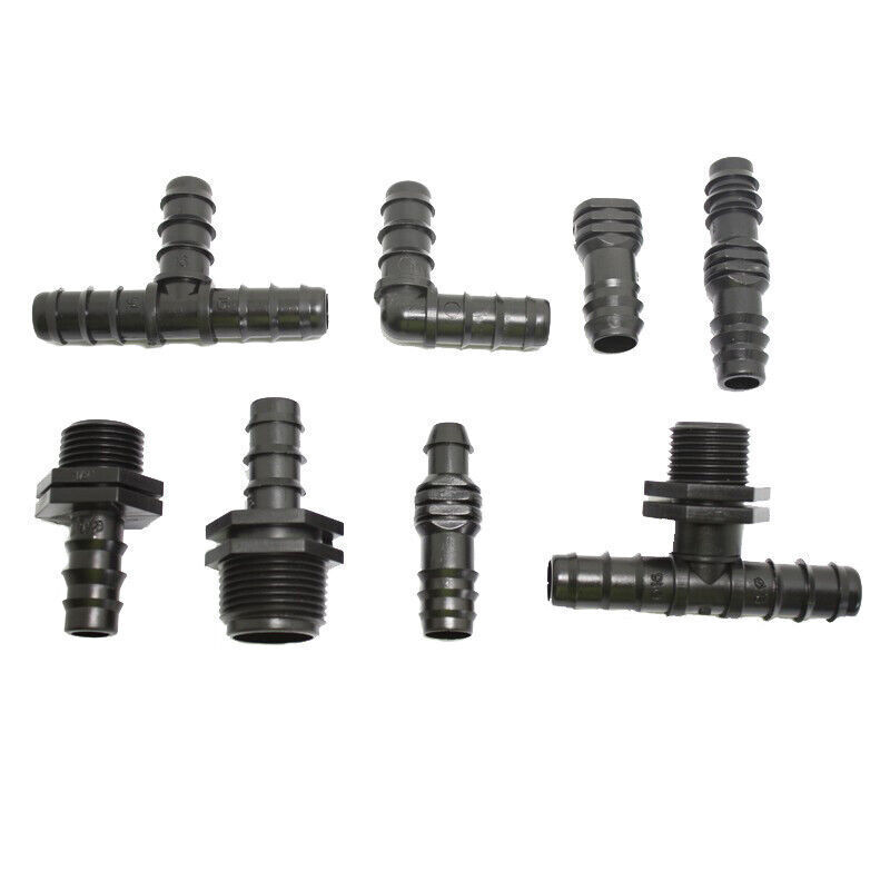 13mm ID 16mm OD Garden Micro Irrigation Watering System Connectors - Multi Item - Image 3