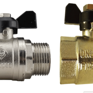 Butterfly Brass Valve Ball Lever Valve BSP Pipe Thread M/F/ F/F 1/2 3/4 1"