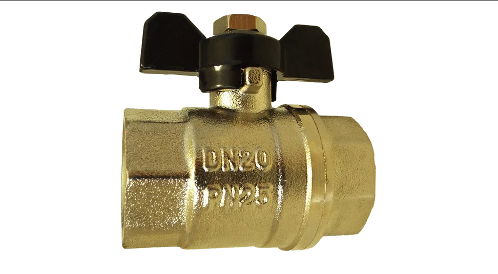 Butterfly Brass Valve Ball Lever Valve BSP Pipe Thread M/F/ F/F 1/2 3/4 1" - Image 6