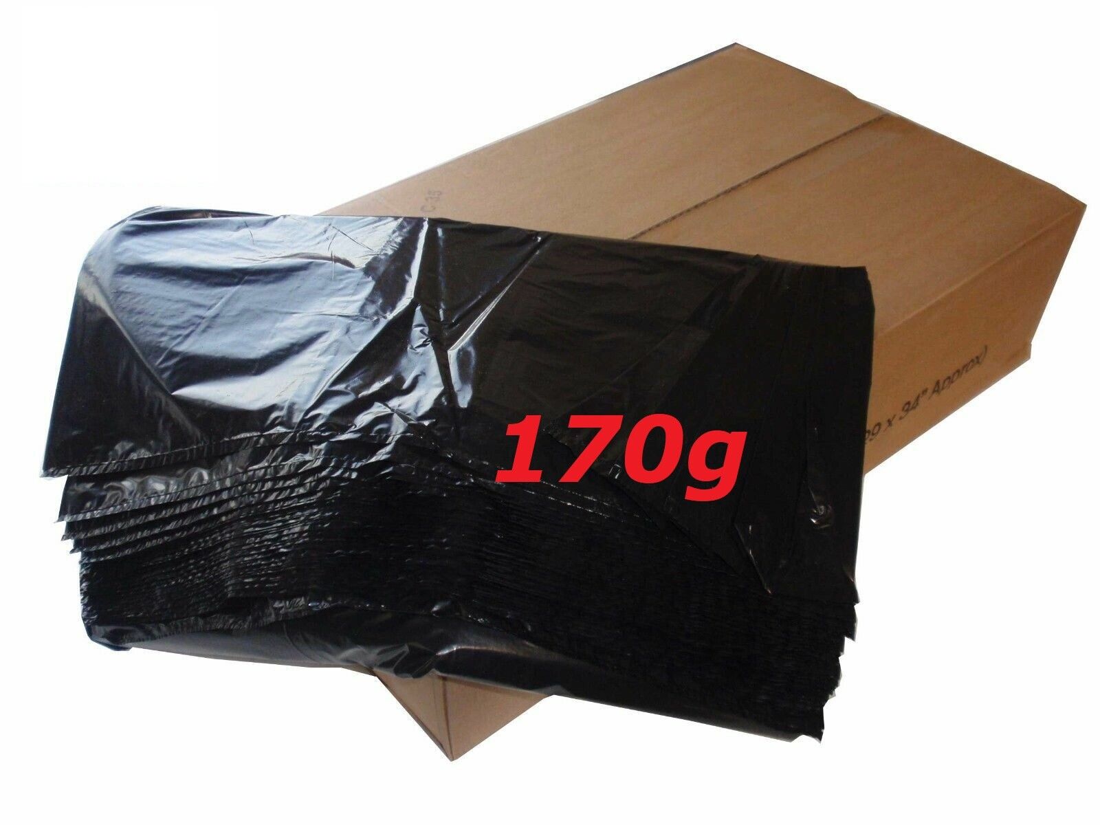 EXTRA STRONG HEAVY DUTY BLACK BIN LINERS RUBBISH BAGS WASTE REFUSE SACKS - Image 4