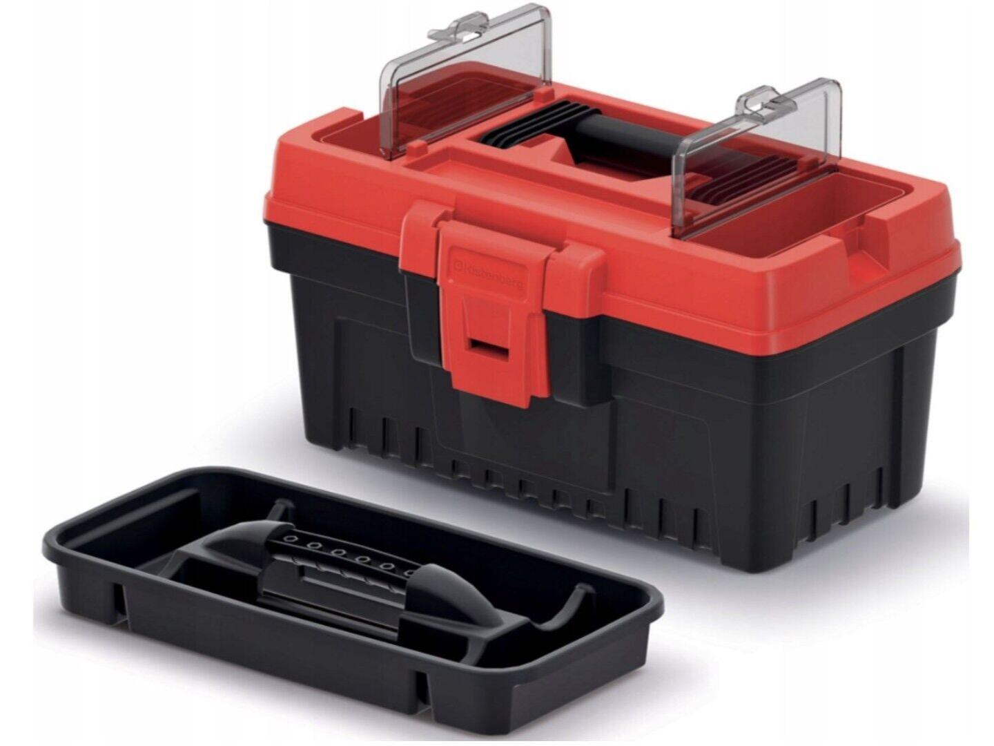 Storage Tool Box Kristenberg 22" Plastic Toolbox Removeable Tray Compartment