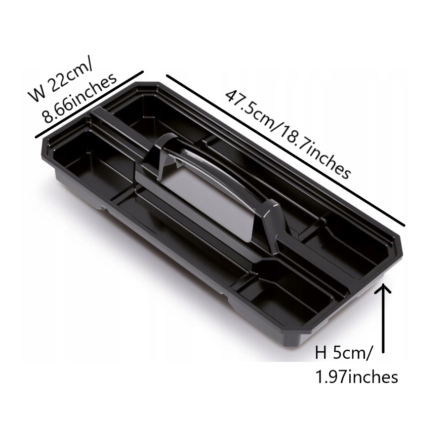 Storage Tool Box Kristenberg 20" Plastic Toolbox Removeable Tray Compartment - Image 5
