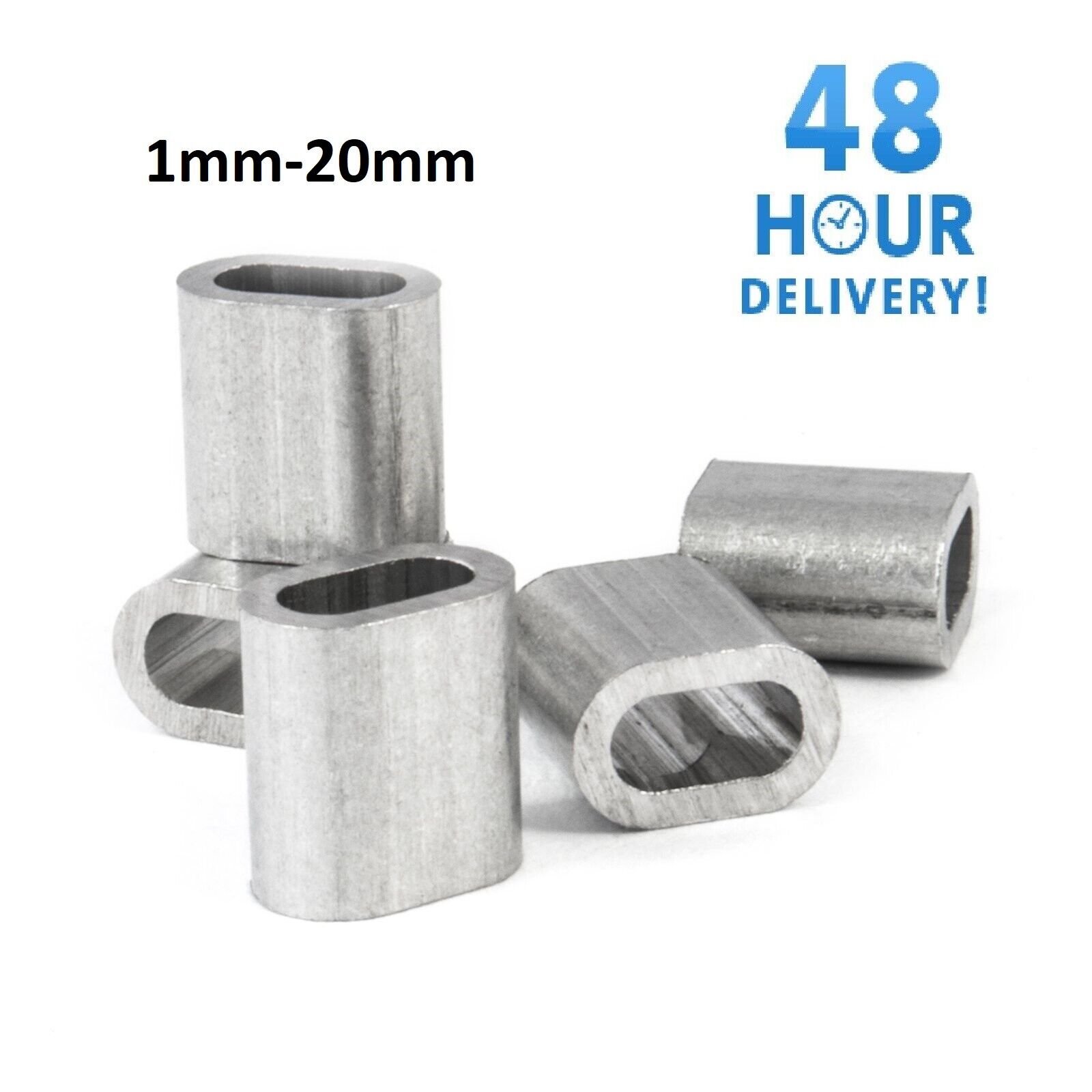 Steel Wire Rope Ferrules Crimping Sleeve Also For Marine Stainless Steel Wire TA