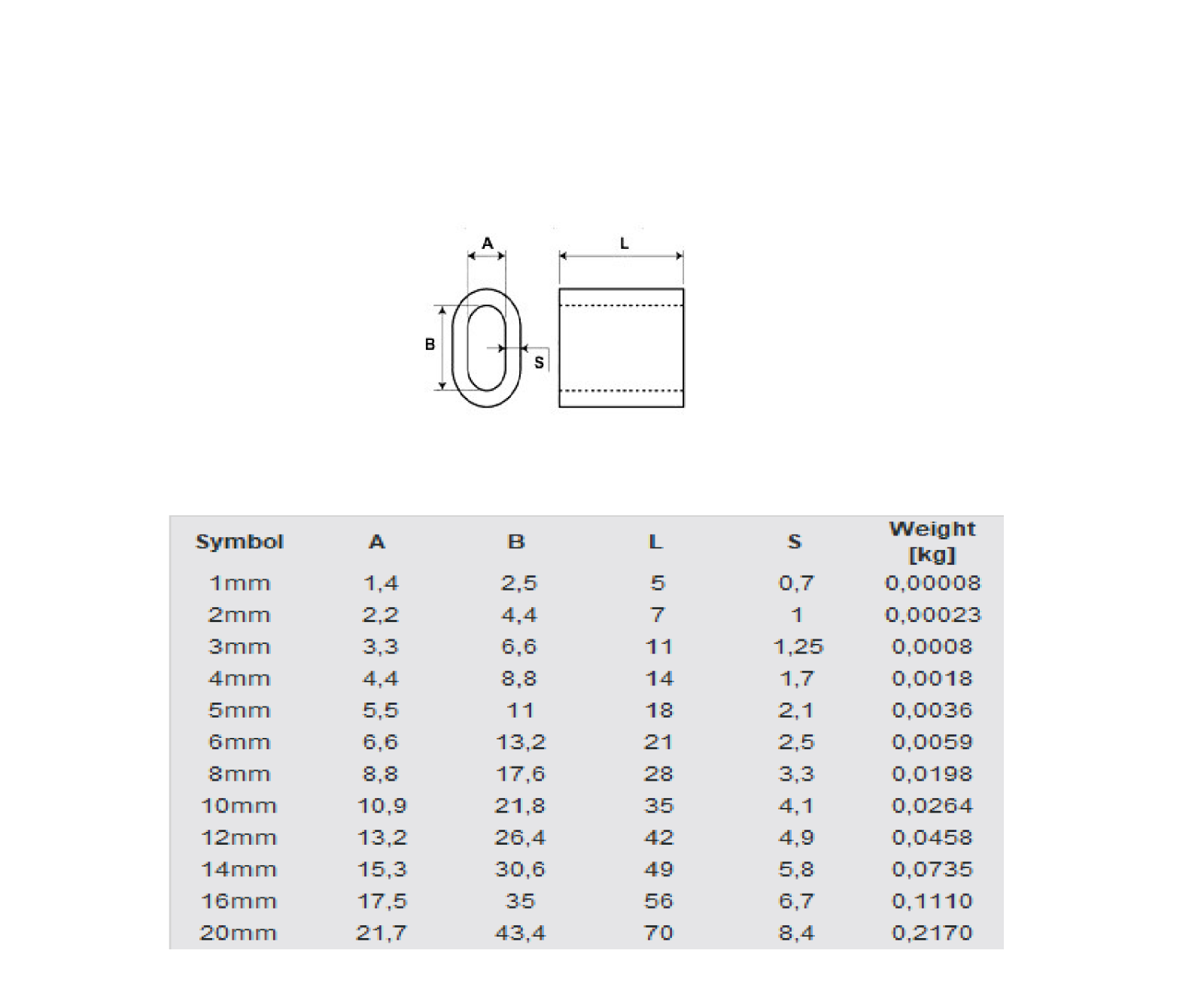 Steel Wire Rope Ferrules Crimping Sleeve Also For Marine Stainless Steel Wire TA - Image 2