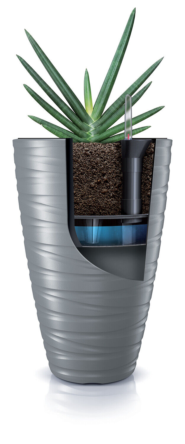 Round Tall Plant Pot Elegant Large Flower Indoor Outdoor Garden Planters Maze - Image 10