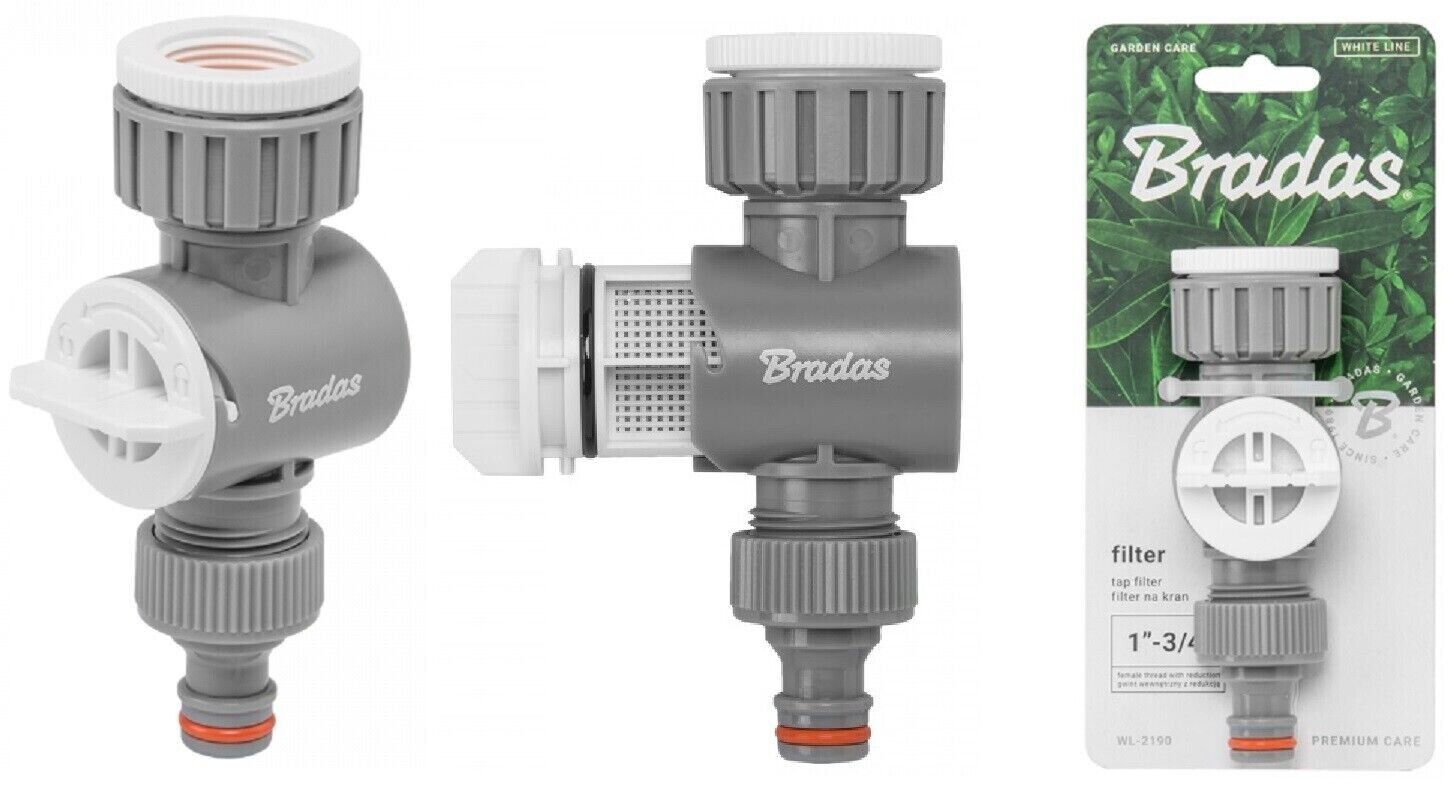 Cleanable Garden Water filter for outside garden tap irrigation system hozelock