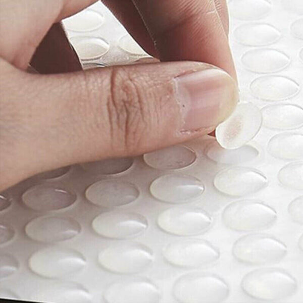 10mm Clear Kitchen Cabinet Soft Close Stop Door Buffer Pads Catch Protector Dots