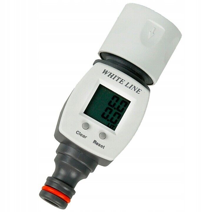 Water Flow Meter Garden Tap Counter Measure with Quick Connect to Hose Outlet - Image 4