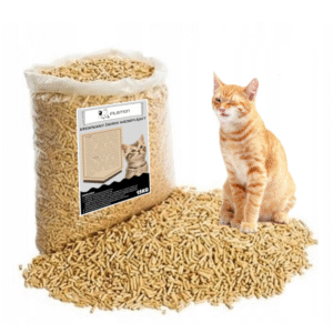 Premium Cat Litter Wood Pellet Non Clumping, Ultra Absorbent Pine Bulk 30L 15kg