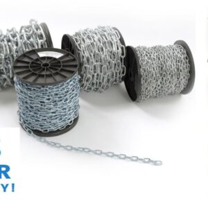 Steel Chain Strong Heavy Duty Zinc Galvanised Welded Security Links 2mm - 12mm