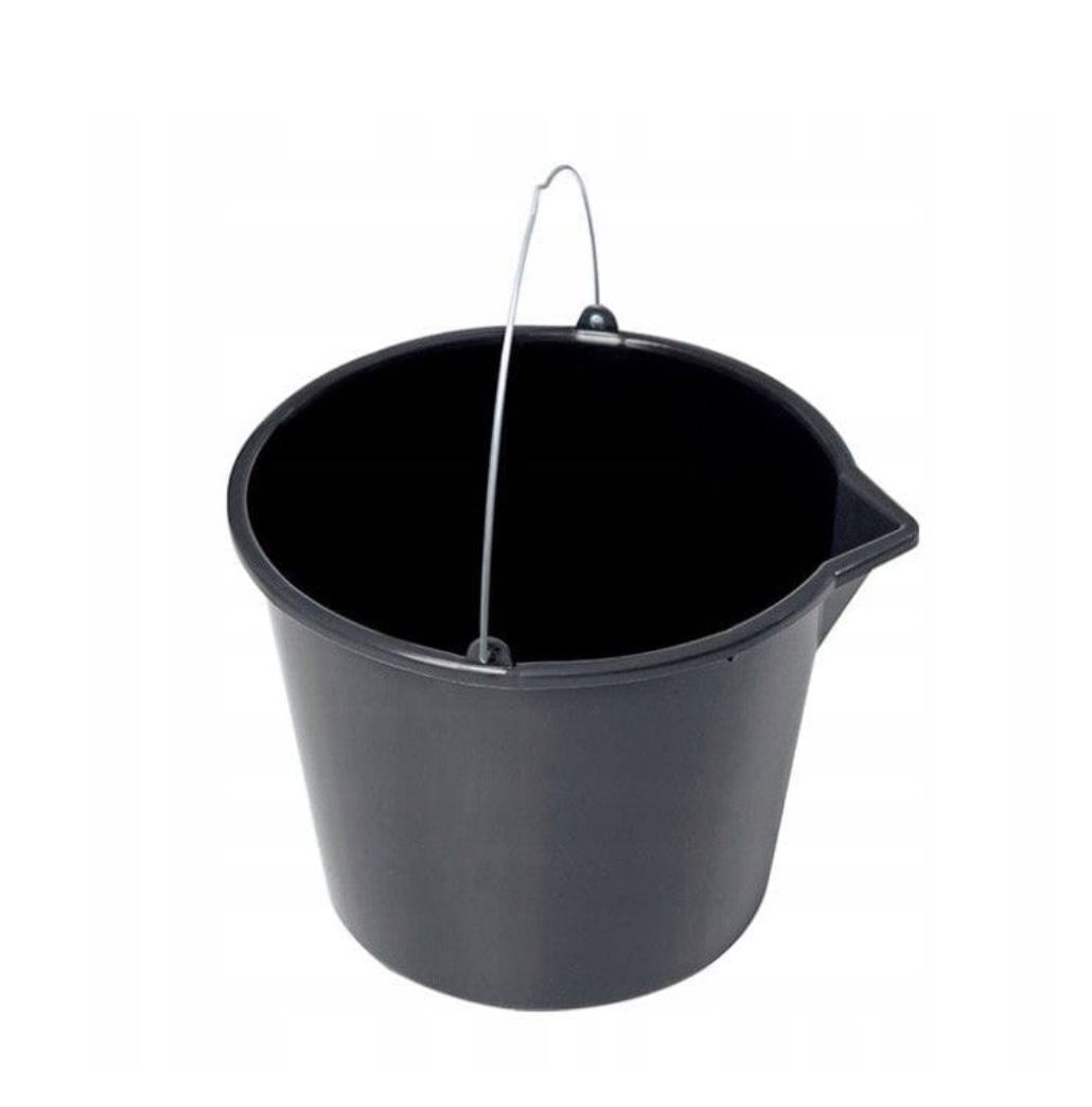 Plastic Bucket Black Heavy Duty Standard Builders Equestrian Various sizes - Image 13