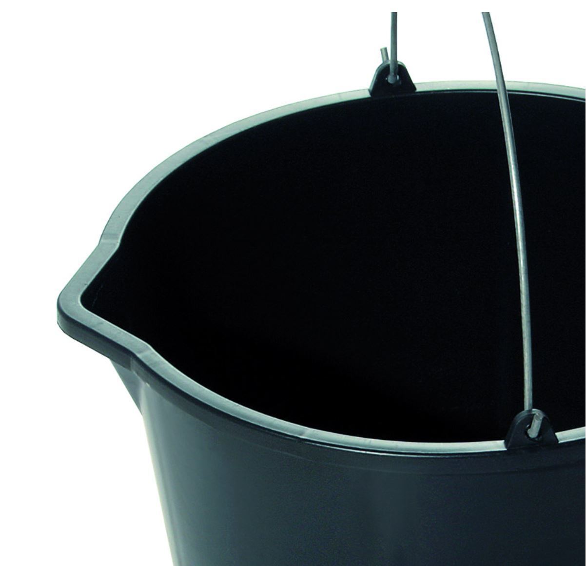 Plastic Bucket Black Heavy Duty Standard Builders Equestrian Various sizes - Image 14