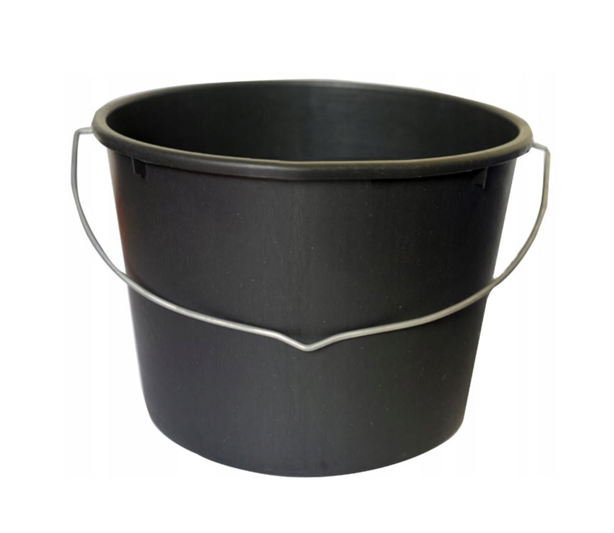 Plastic Bucket Black Heavy Duty Standard Builders Equestrian Various sizes - Image 21