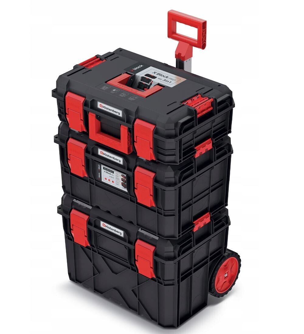 Tough Modular System Mobile Workshop Tool Storage Box Wheels Platform Kistenberg - Image 2