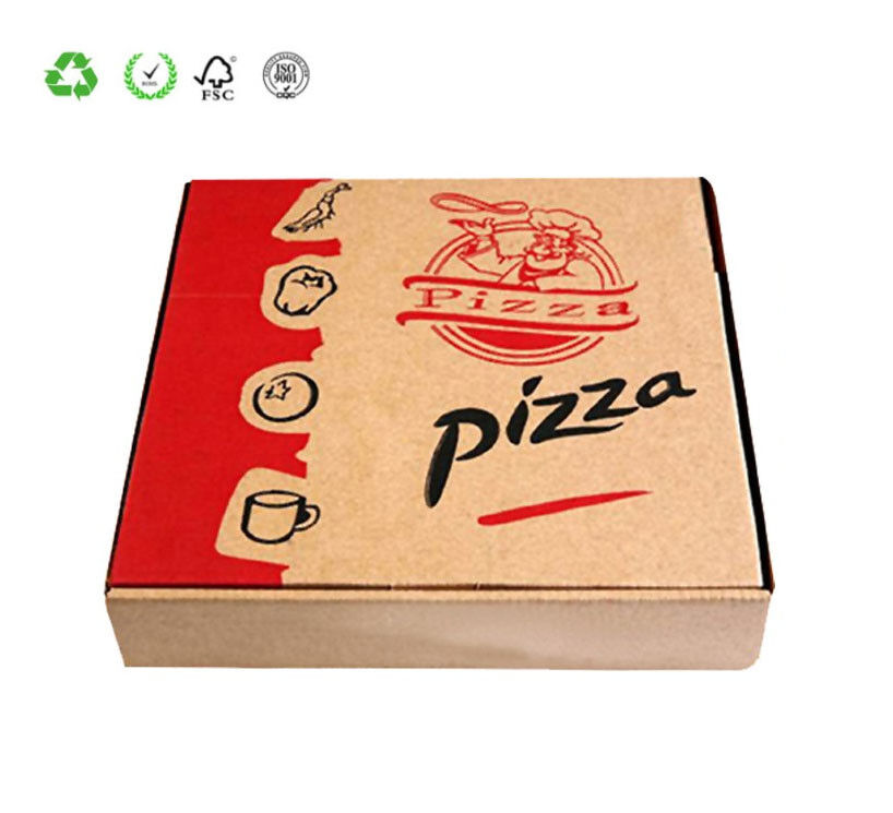 Pizza Boxes, Takeaway Pizza Cake Strong Quality Postal Boxes Brown 7" - 16" inch - Image 4