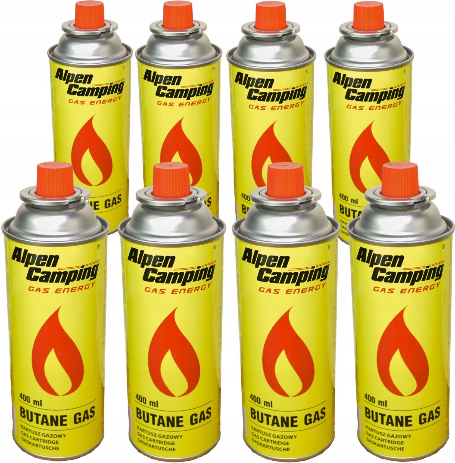 8 x BUTANE GAS BOTTLES CANISTERS FOR PORTABLE STOVES COOKERS GRILL HEATERS WEED