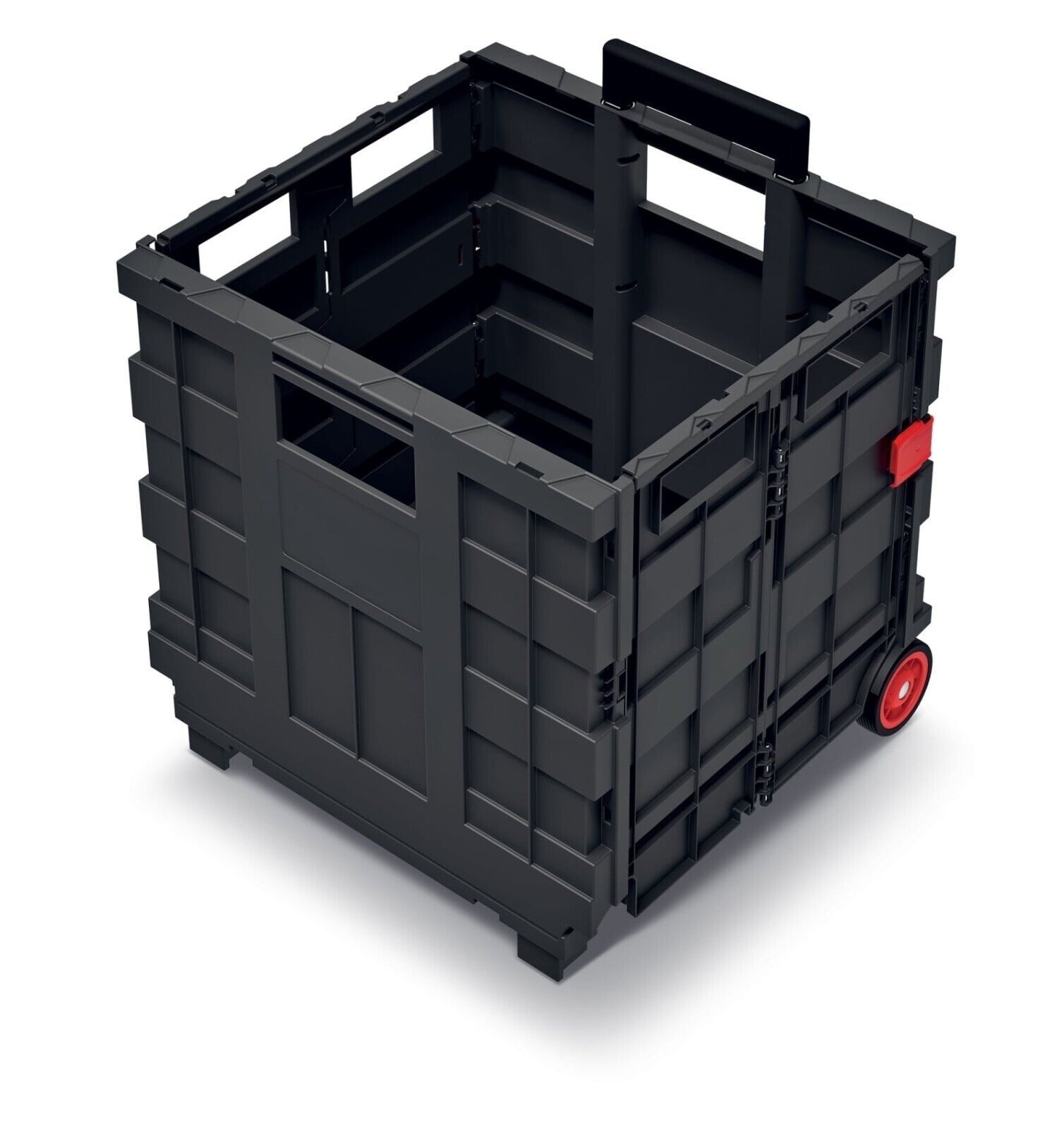 SHOPPING TROLLEY CART FOLDING FOLDABLE ROLLING CAR BOOT STORAGE BOX 30KG - Image 5