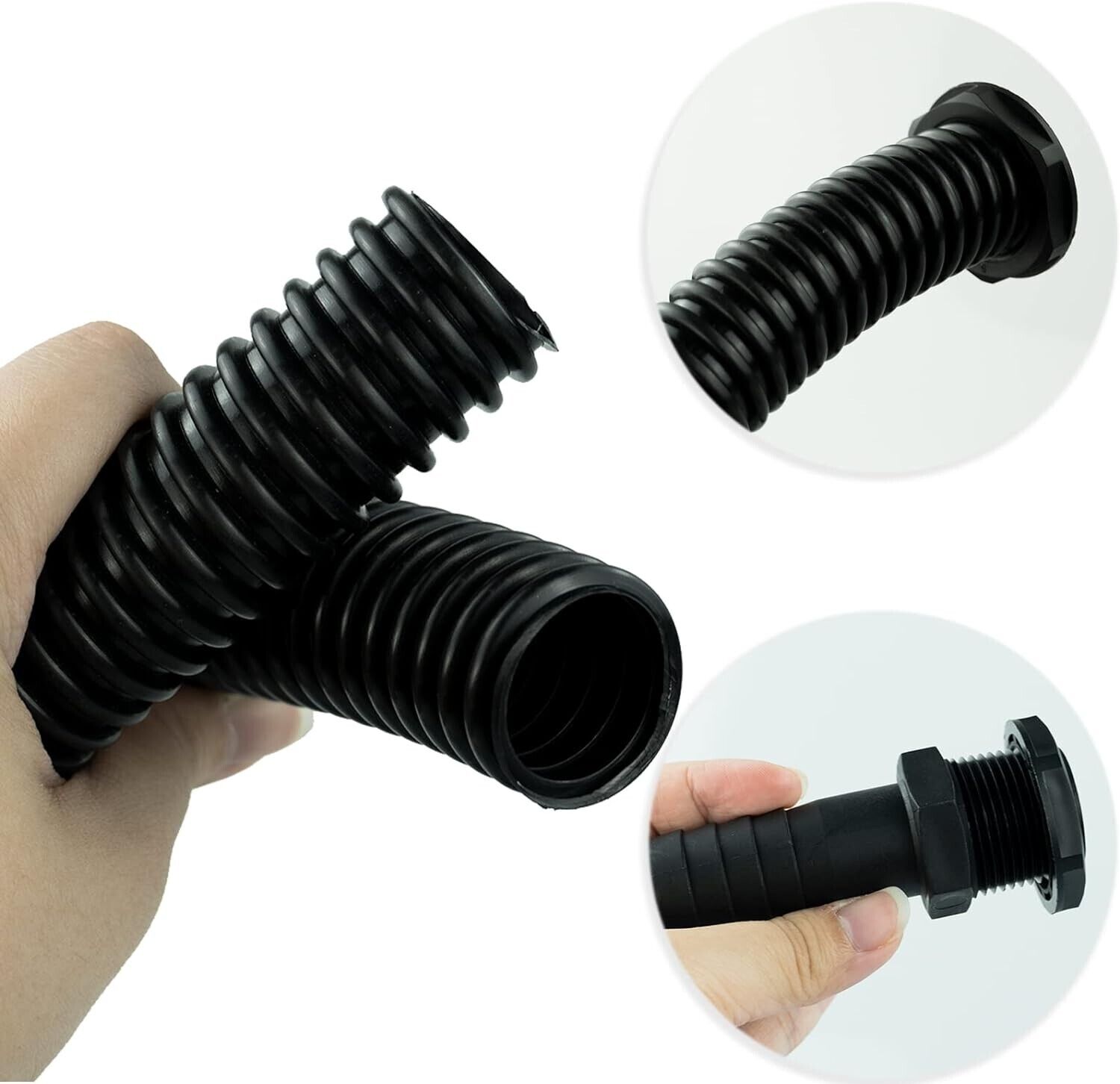 Water Butt Connector Hose Pipe Link Fittings Kit Save & Store Rainwater Garden - Image 6