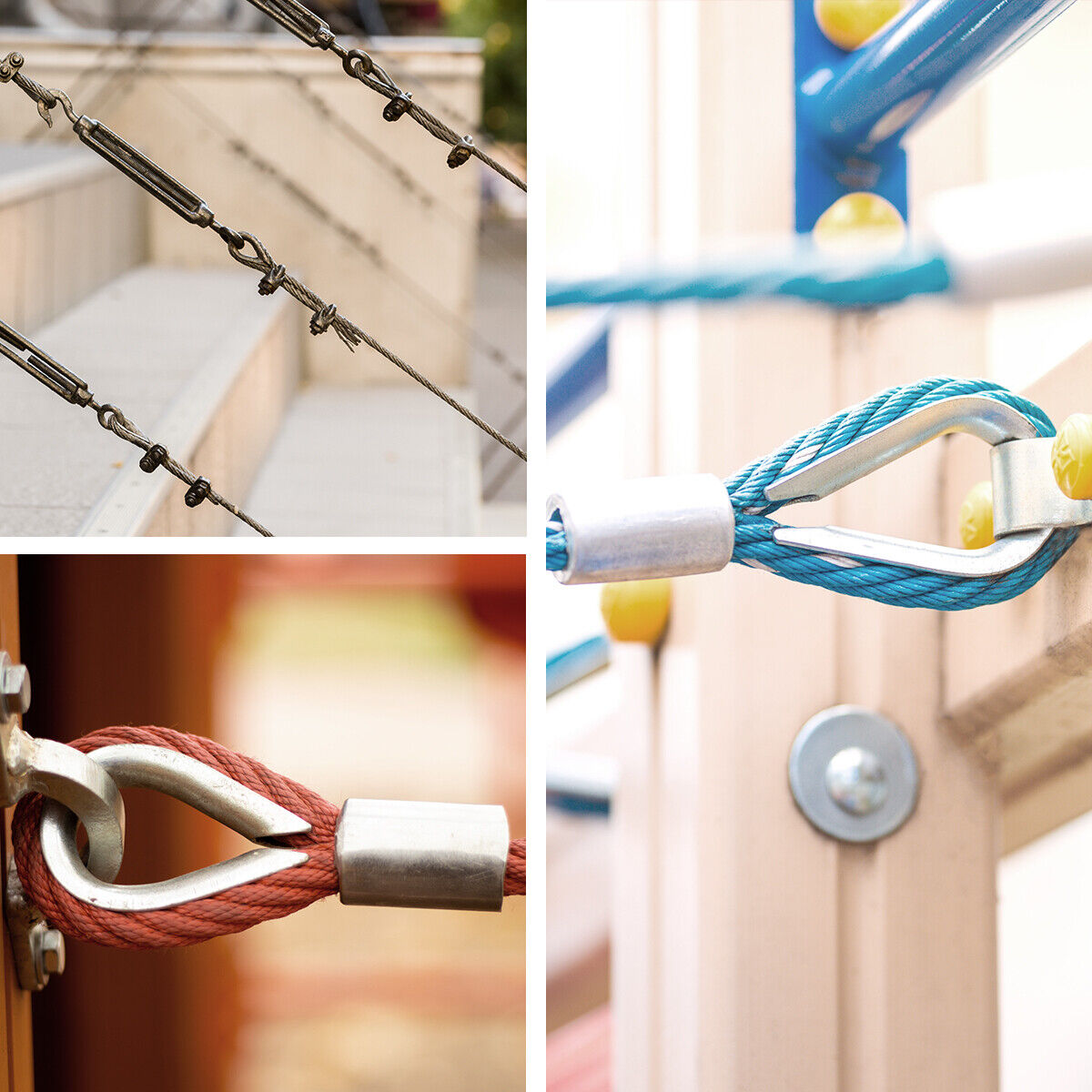 STAINLESS STEEL INOX THIMBLE WIRE CABLE ROPE CLIPS CLAMPS MARINE 3, 4, 5, 6mm - Image 7