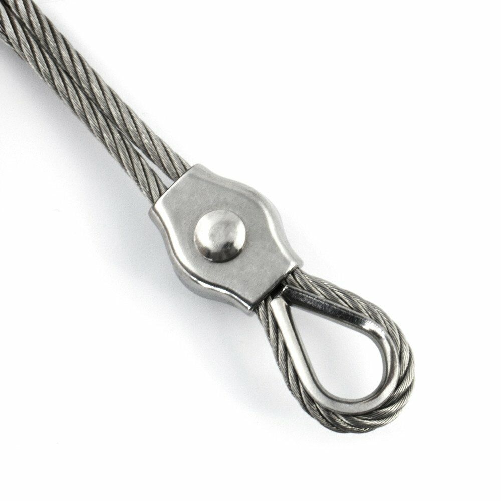 STAINLESS STEEL INOX THIMBLE WIRE CABLE ROPE CLIPS CLAMPS MARINE 3, 4, 5, 6mm - Image 9