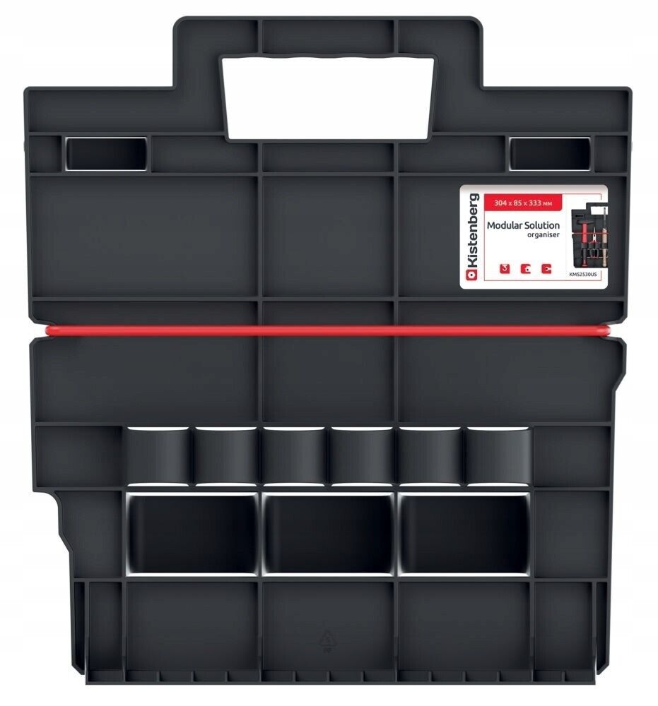 Tool Organiser Tote Carrier Tray Case Utility Storage Heavy Duty Lightweight - Image 3